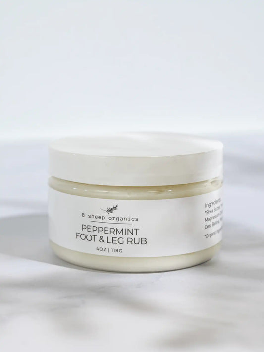 8 Sheep Organics - Peppermint Foot & Leg Rub
