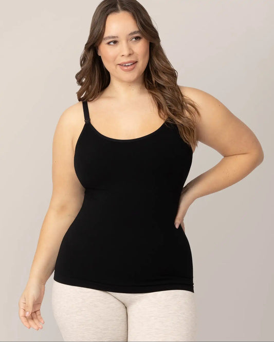 Sublime® Bamboo Nursing Cami Two-Pack | Black