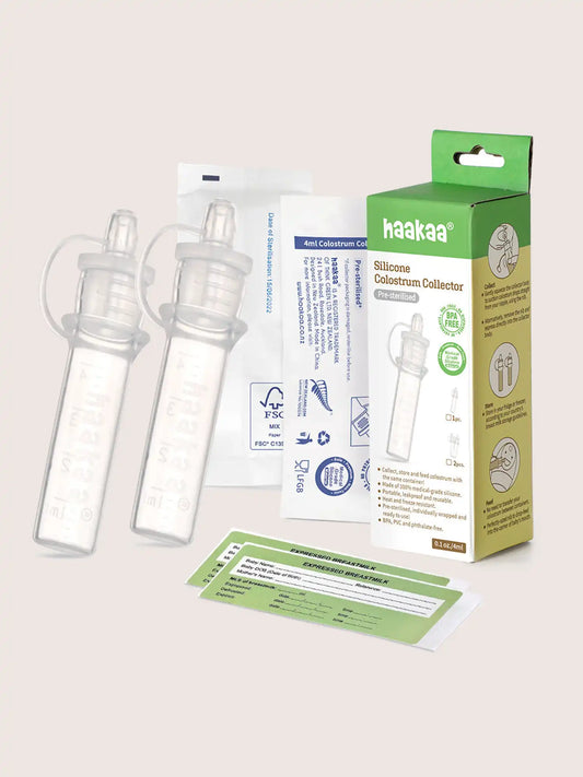 Haakaa - Silicone Colostrum Collectors 4 ml, 2 PK (Pre-Sterilized)