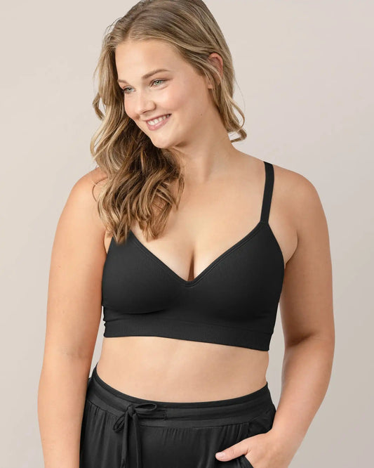 Everly Wireless Contour Bra | Black