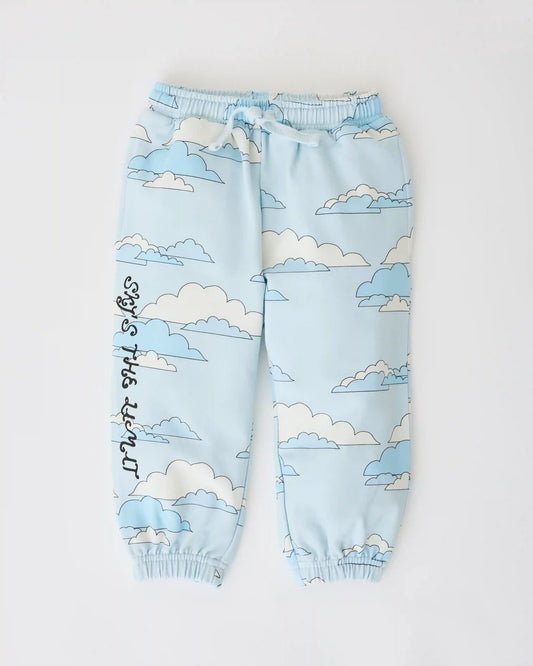 French Terry Jogger | Blue Clouds