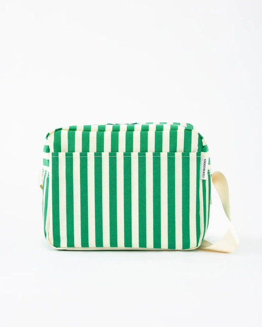 Jumbo Cooler Bag | Green Stripe