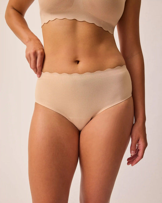 BareBond™ Cotton Maternity & Postpartum Brief | Sand
