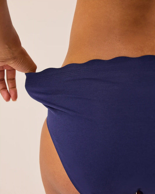 BareBond™ Cotton Maternity & Postpartum Brief | Coastal Navy