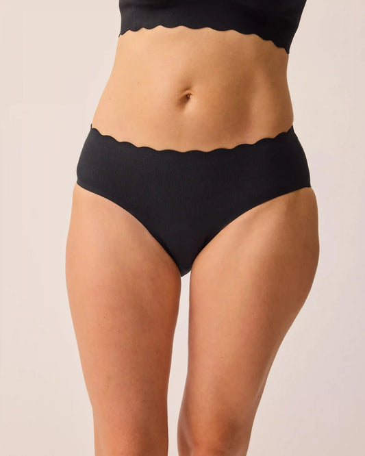 BareBond™ Cotton Maternity & Postpartum Hipster | Black