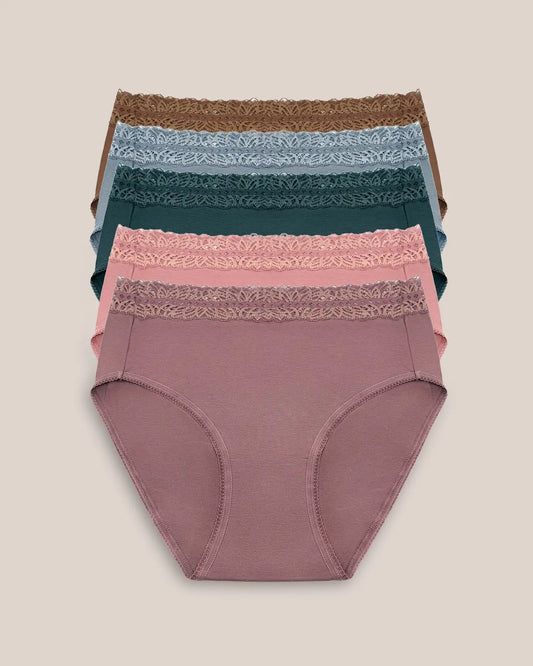 High-Waisted Postpartum Underwear Pack | Dusty Hues