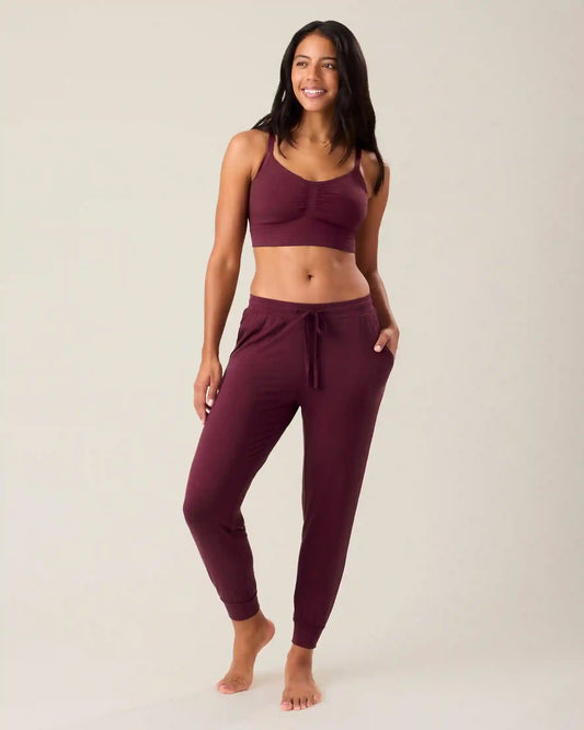 Ultralight Sleep & Lounge Jogger | Deep Burgundy
