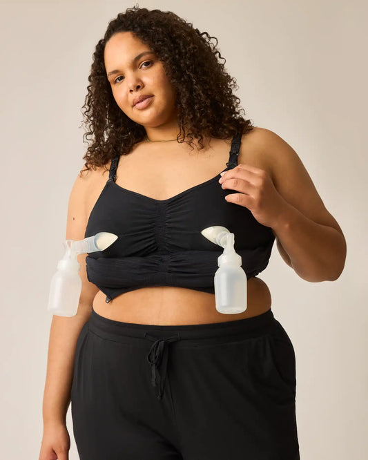 Sublime® Hands-Free Pumping & Nursing Bra | Black