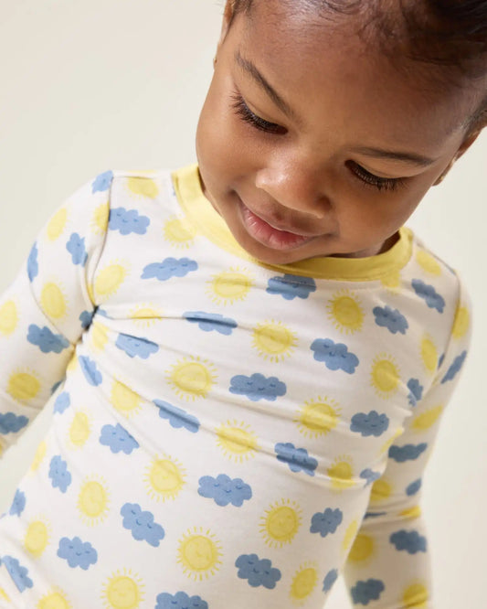 Bamboo Baby Two-Piece Pajama Set | Sunny Day