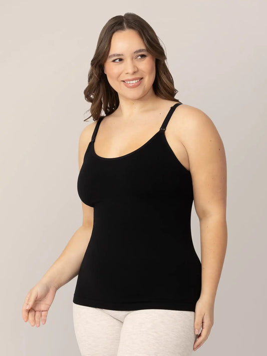Sublime® Bamboo Maternity & Nursing Cami | Black
