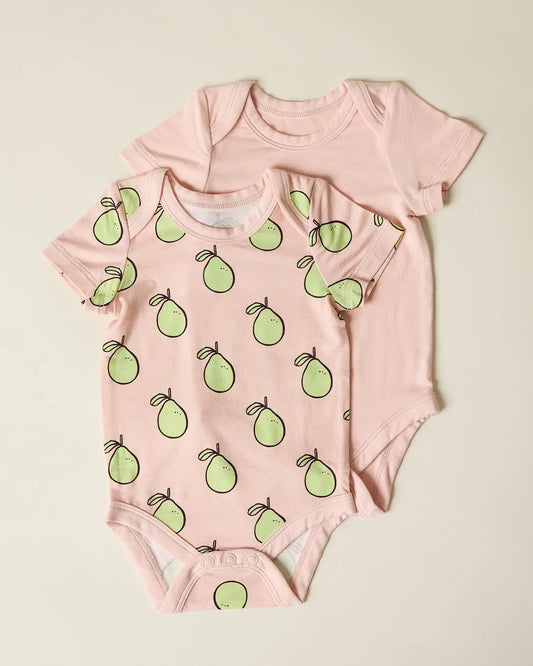 Baby Onesie Two-Pack | Pink Pomelo