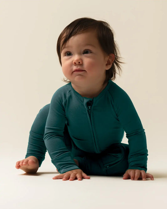 Bamboo Baby Pajama | Evergreen