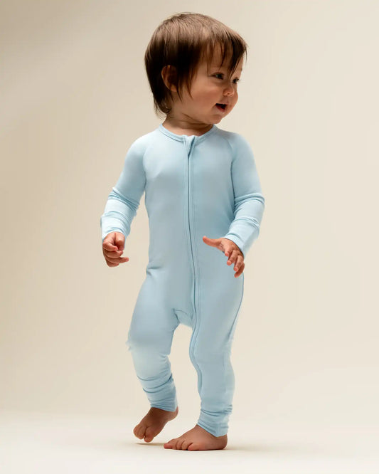 Bamboo Baby Pajama | French Blue