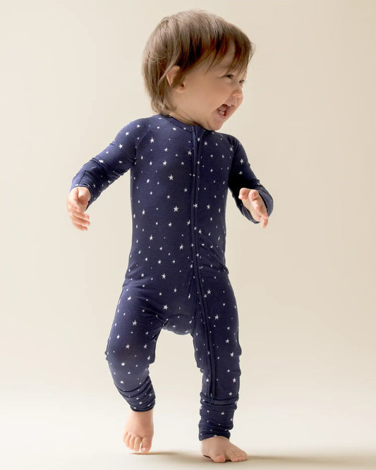 Bamboo Baby Pajama | Navy Stars