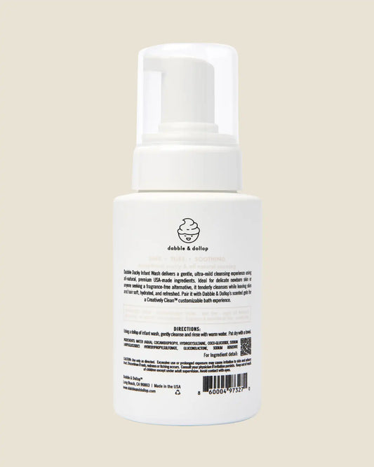 Dabble & Dollop - Fragrance Free Foaming Infant Wash