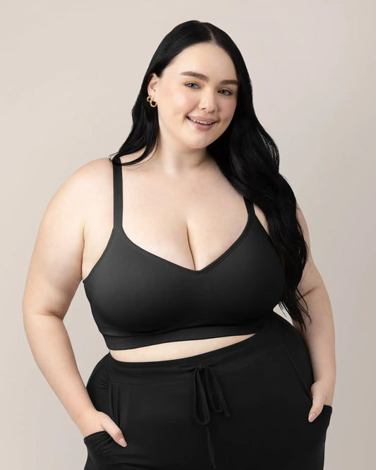 Everly Wireless Contour Bra | Black