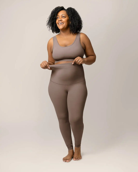 Grow with Me™ Maternity & Postpartum Legging | Taupe