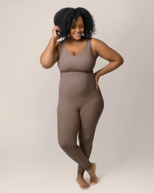 Grow with Me™ Maternity & Postpartum Legging | Taupe