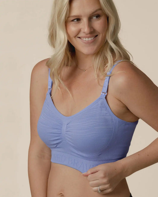 Sublime® Hands-Free Pumping & Nursing Bra | Blue Wisteria