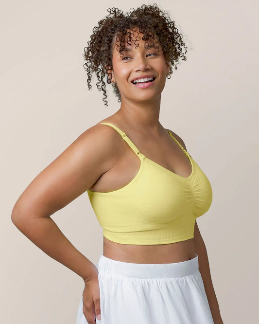 Sublime® Hands-Free Pumping & Nursing Bra | Light Lemon