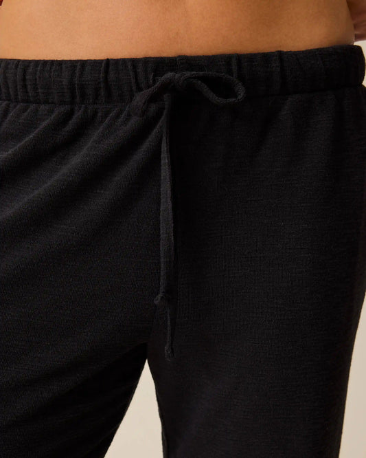 Luxe Terry Maternity & Postpartum Pant | Black