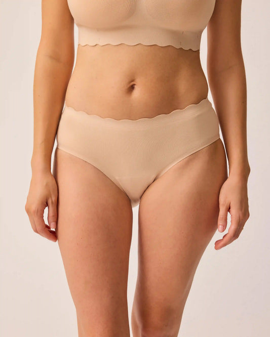 BareBond™ Cotton Maternity & Postpartum Hipster | Sand