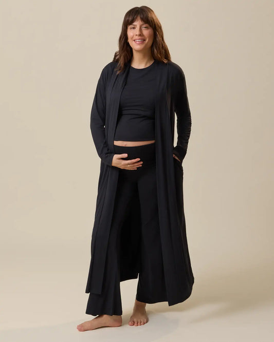 The Sunday Lounge Duster | Black