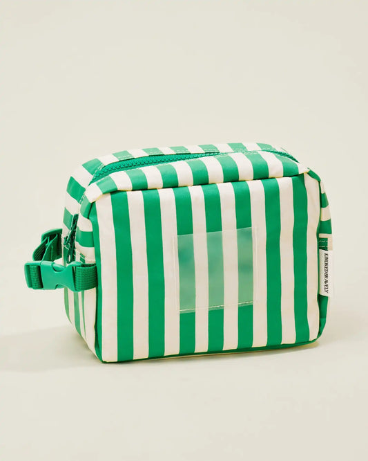 Mini Cooler Bag | Green Stripe