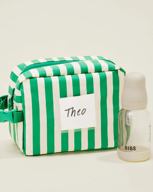 Mini Cooler Bag | Green Stripe