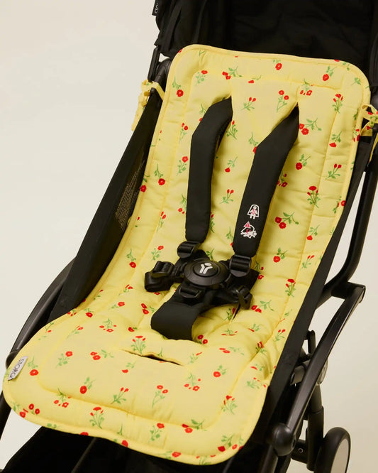 Stroller Party™ Seat Liner | Sunshine Wildflower