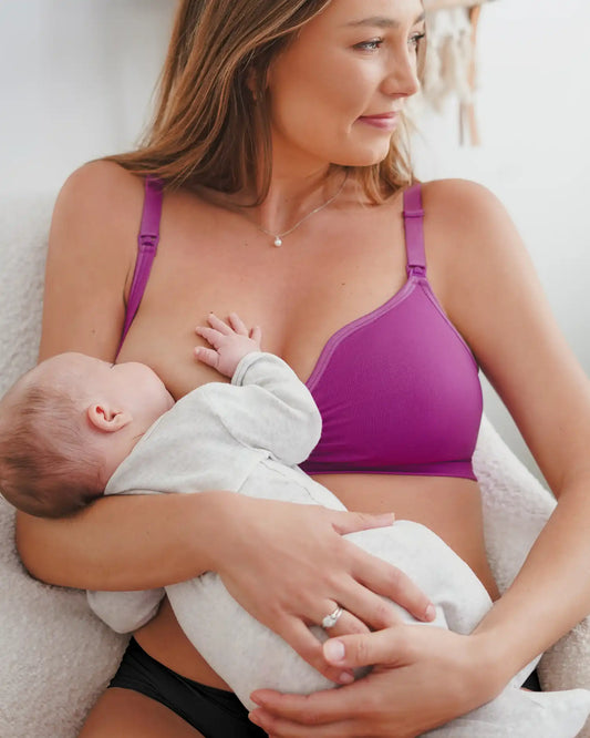 Tatum Seamless Maternity & Nursing Bralette | Orchid